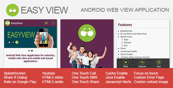 EasyView - Android WebView App