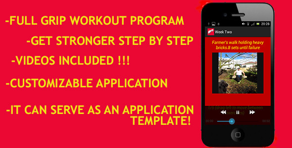 Grip Strengthening App - CodeCanyon Item for Sale