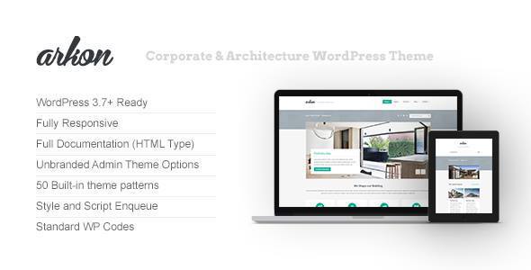 Arkon - Corporate & Architecture WordPress Theme