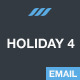 Holiday 4 Responsive Email Template - ThemeForest Item for Sale
