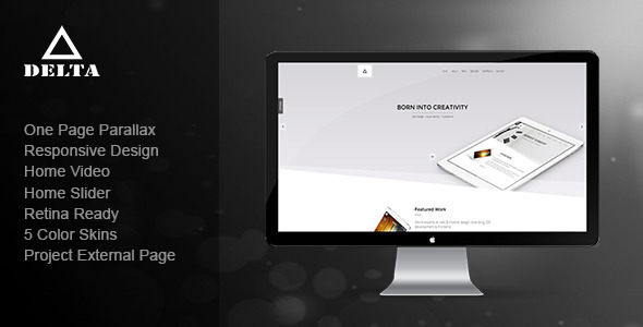 Delta - Responsive One Page Parallax Template