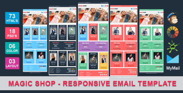 Magic Shop - Responsive Ecommerce Email Template