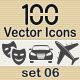 100 Vector Icons