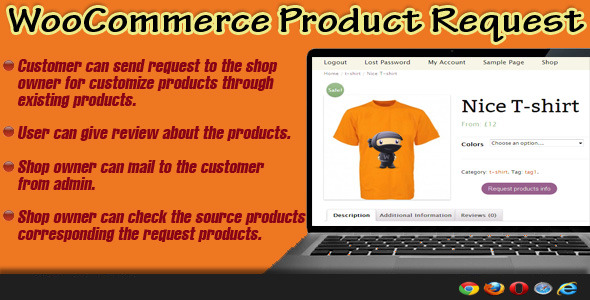 WooCommerce Product Request Plugin - CodeCanyon Item for Sale