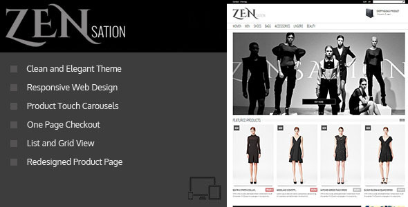 ZENsation - Responsive Prestashop 1.6 Theme + BLOG - Fashion PrestaShop