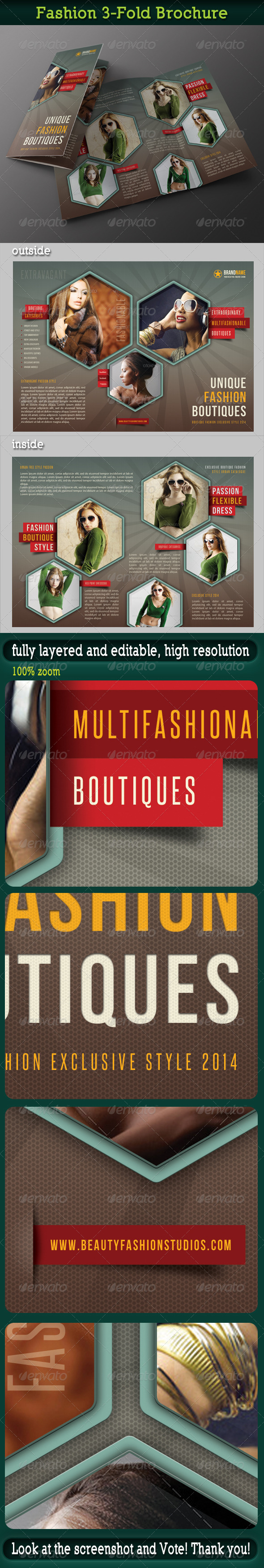Fashion 3-Fold Brochure 14 (Catalogs)