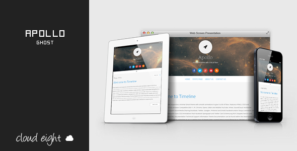 Apollo - Responsive Ghost Theme - Ghost Themes Blogging