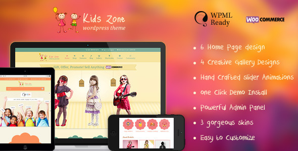 Kids Zone | Responsive Children Theme - Education WordPress