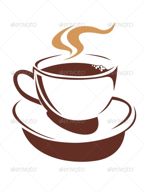 steaming cup of coffee clipart - photo #48