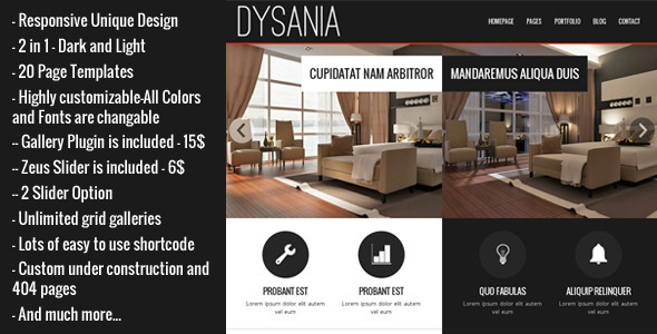 DYSANIA - Responsive Wordpress Grid Gallery Plugin - 1