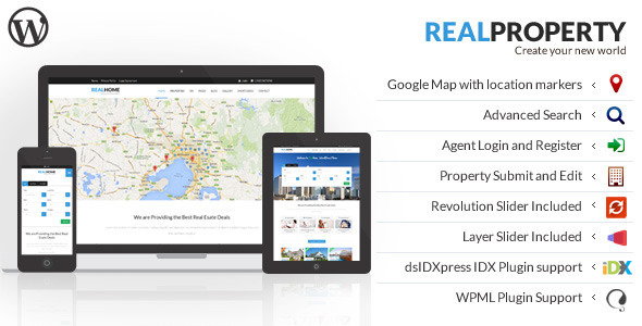 Real Property - Responsive Real Estate WP Theme - Real Estate WordPress