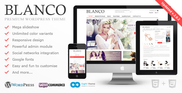 Blanco - Responsive WordPress Woo/E-Commerce Theme - WP e-Commerce eCommerce