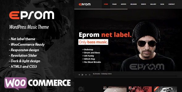 EPROM - WordPress Music Theme - Music and Bands Entertainment