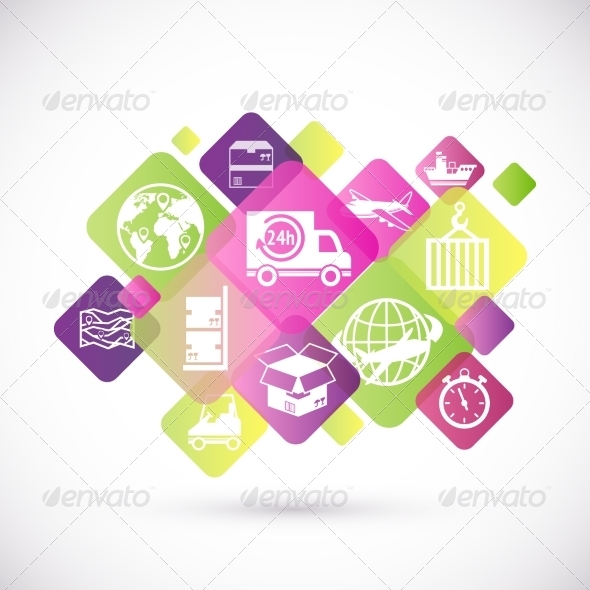 Logistic Icons Design (Services)