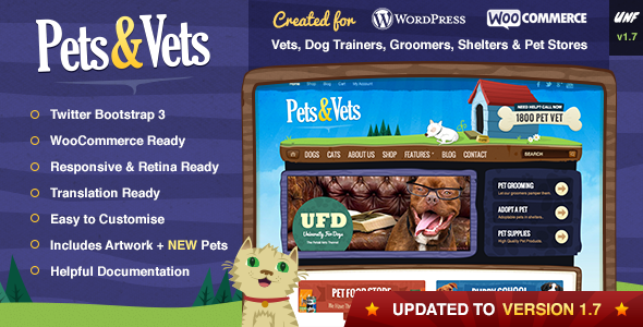 Pets & Vets - WordPress & WooCommerce - WooCommerce eCommerce