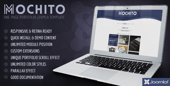Mochito - One Page Portfolio Joomla template - Portfolio Creative