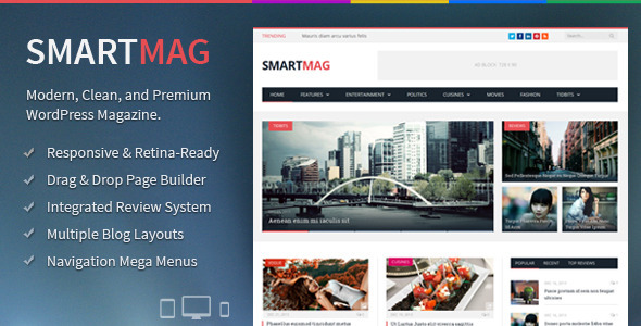 SmartMag - Responsive & Retina WordPress Magazine - News / Editorial Blog / Magazine