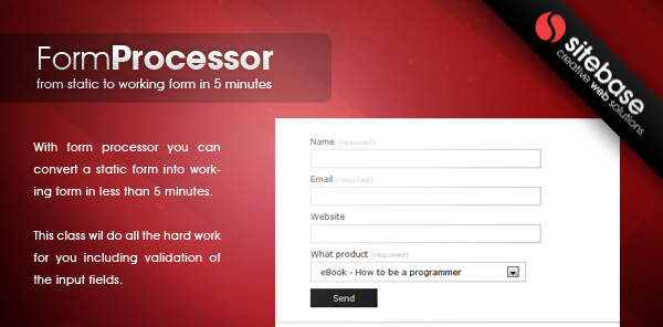 Form Processor - CodeCanyon Item for Sale