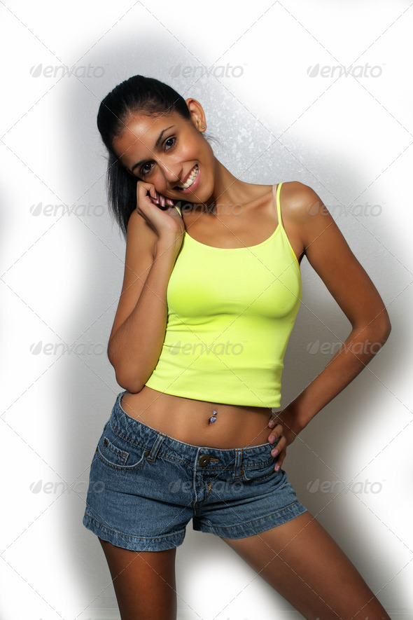 Beautiful Casual Multiracial Woman (2)