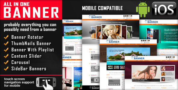 jQuery Banner Rotator / Content Slider / Carousel - CodeCanyon Item for Sale