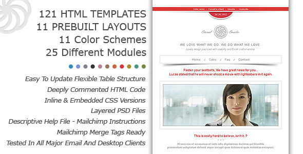 Eternal Emailer HTML Email Template - Email Templates Marketing