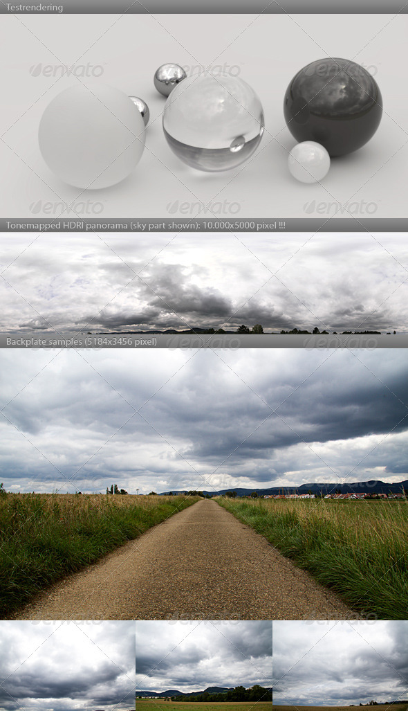 HDRI spherical sky panorama -1232- rain clouds - 3DOcean Item for Sale