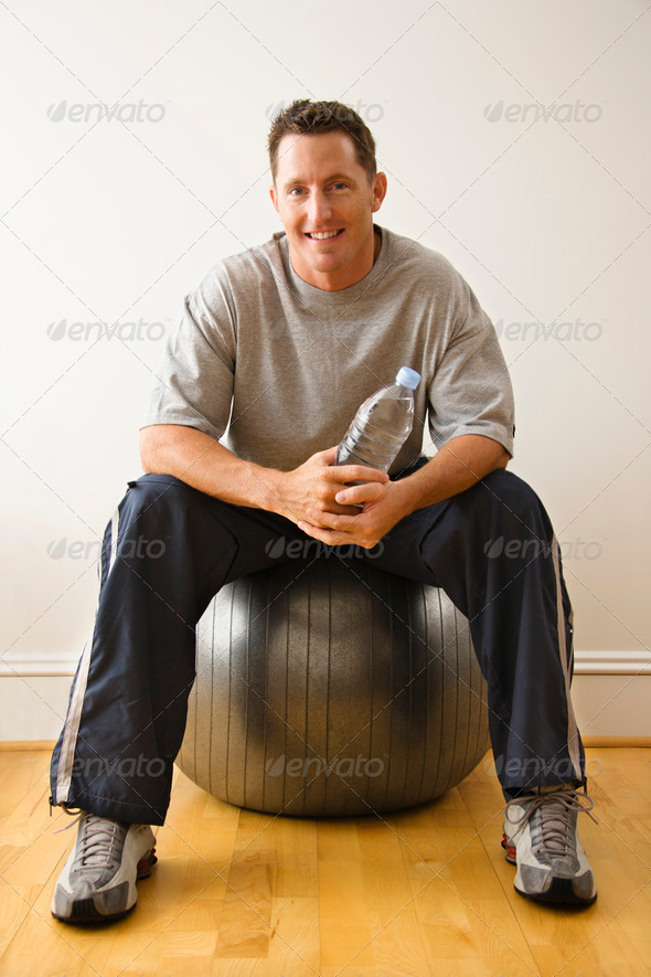 Man at gym