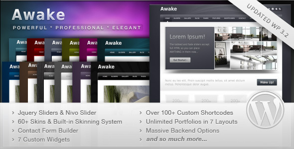 Awake - Powerful Professional WordPress Theme - ThemeForest Item for Sale