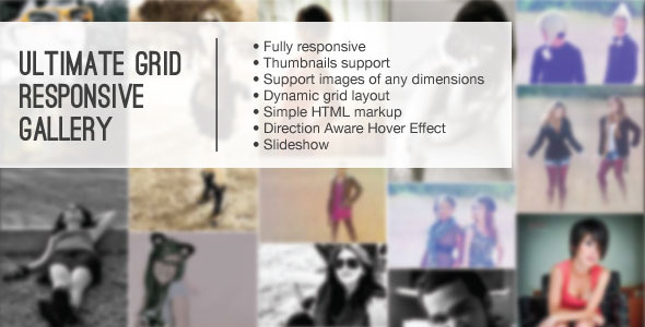 Ultimate Grid Responsive Gallery - CodeCanyon Item for Sale