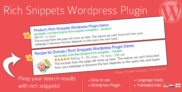 Rich Snippets WordPress Plugin - CodeCanyon Item for Sale