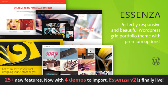 Essenza - Responsive Grid Portfolio Theme - Portfolio Creative