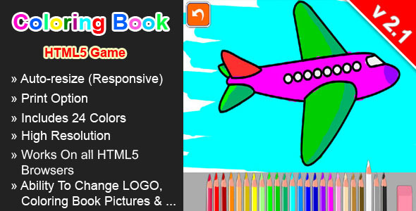 Coloring Book - HTML5 Game - CodeCanyon Item for Sale