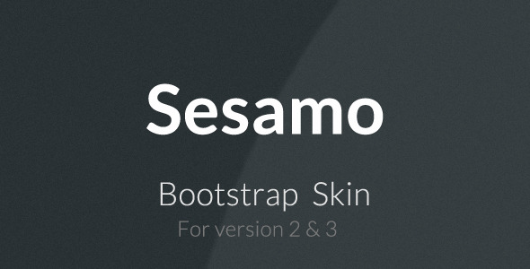 Sesamo - Bootstrap Skin - CodeCanyon Item for Sale