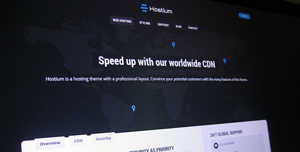 Hostium - Responsive Hosting Theme - Hosting Technology